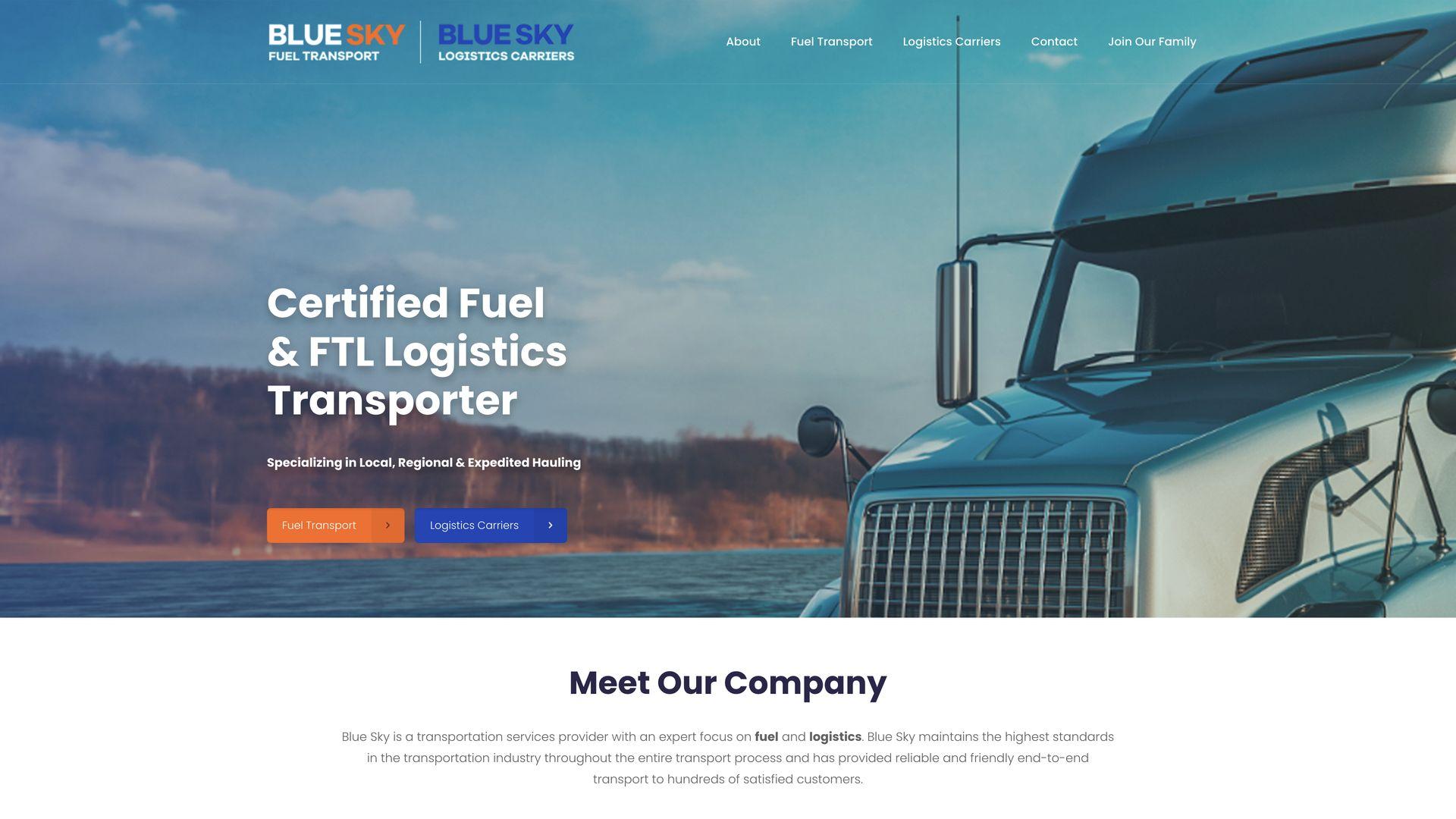 Freight Forwarding Company Blue Sky Logistics Carriers Inc.
